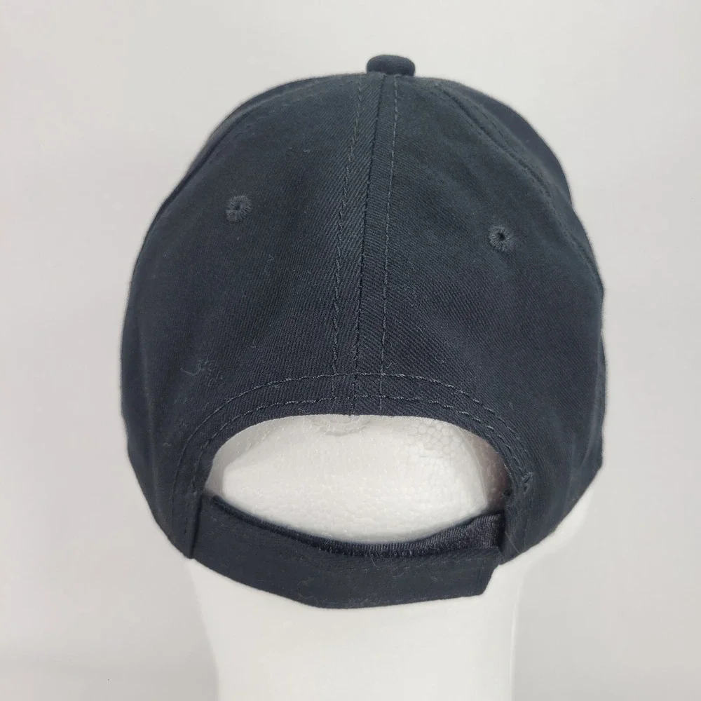 Carolina Panthers Hat Cap Mens Black Strapback NFL Football
